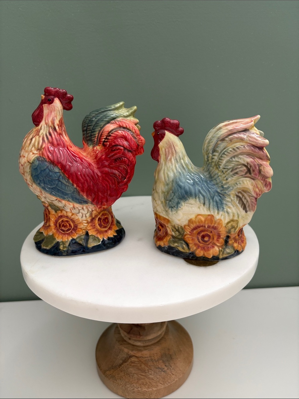 Farmhouse salt and pepper shakers
